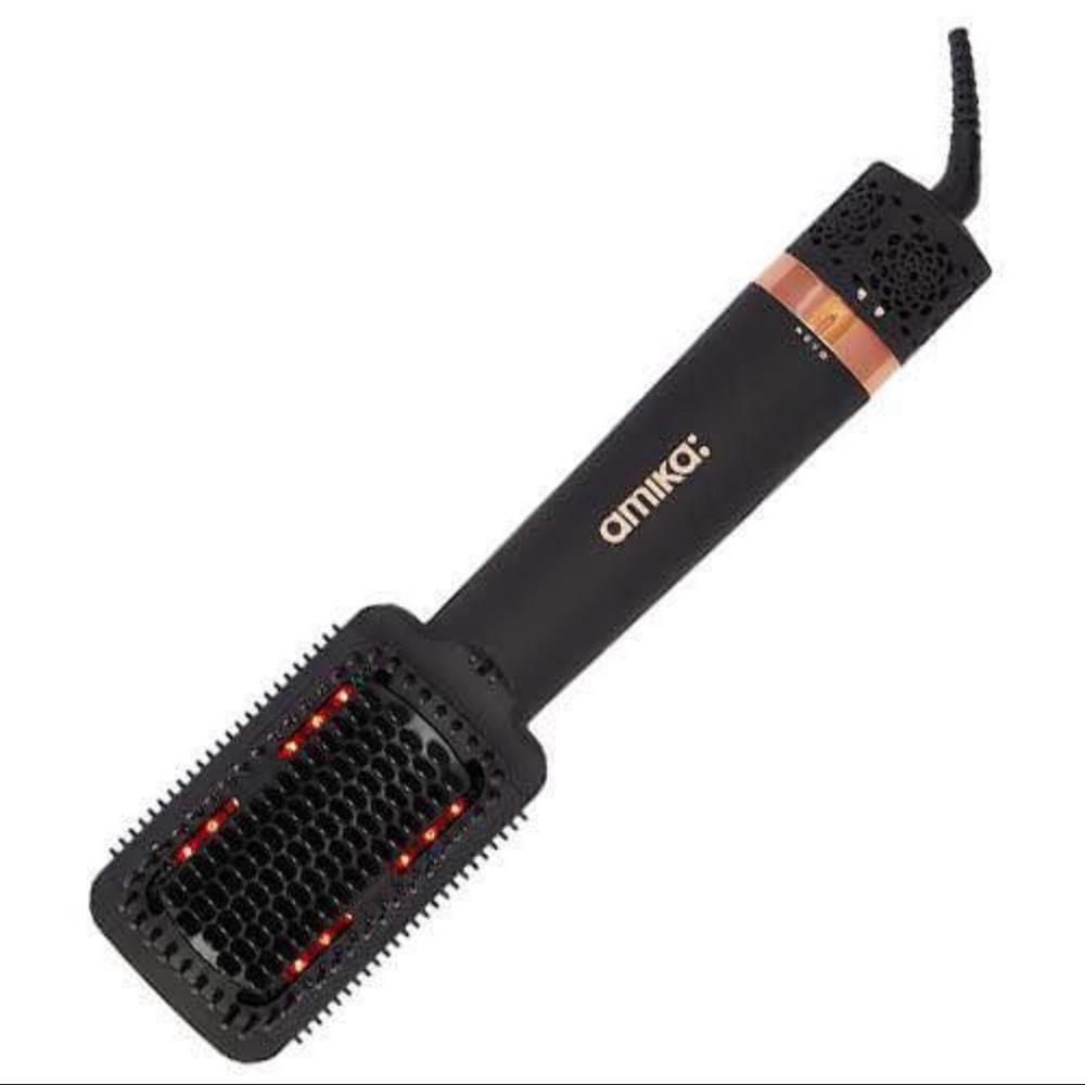 Amika Double Agent 2-in-1 Straightening Blow Dryer Brush